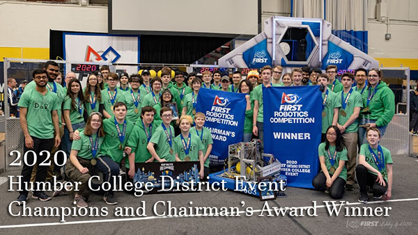 Photo of Team DAVE 3683 robotics team