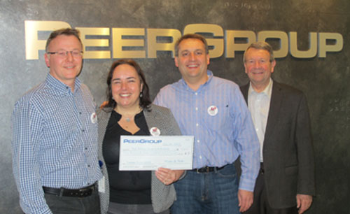 Photo of fundraising for Kitchener Rotary Turkey Drive 2013