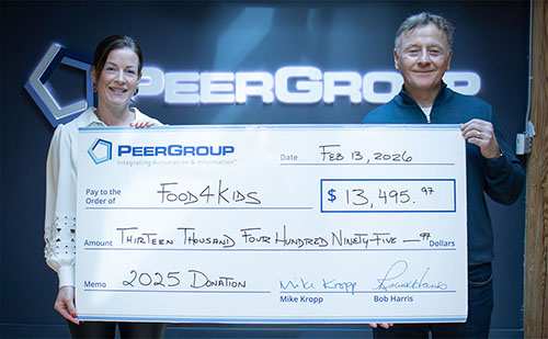 PEER Group's donation to Food4Kids in 2025